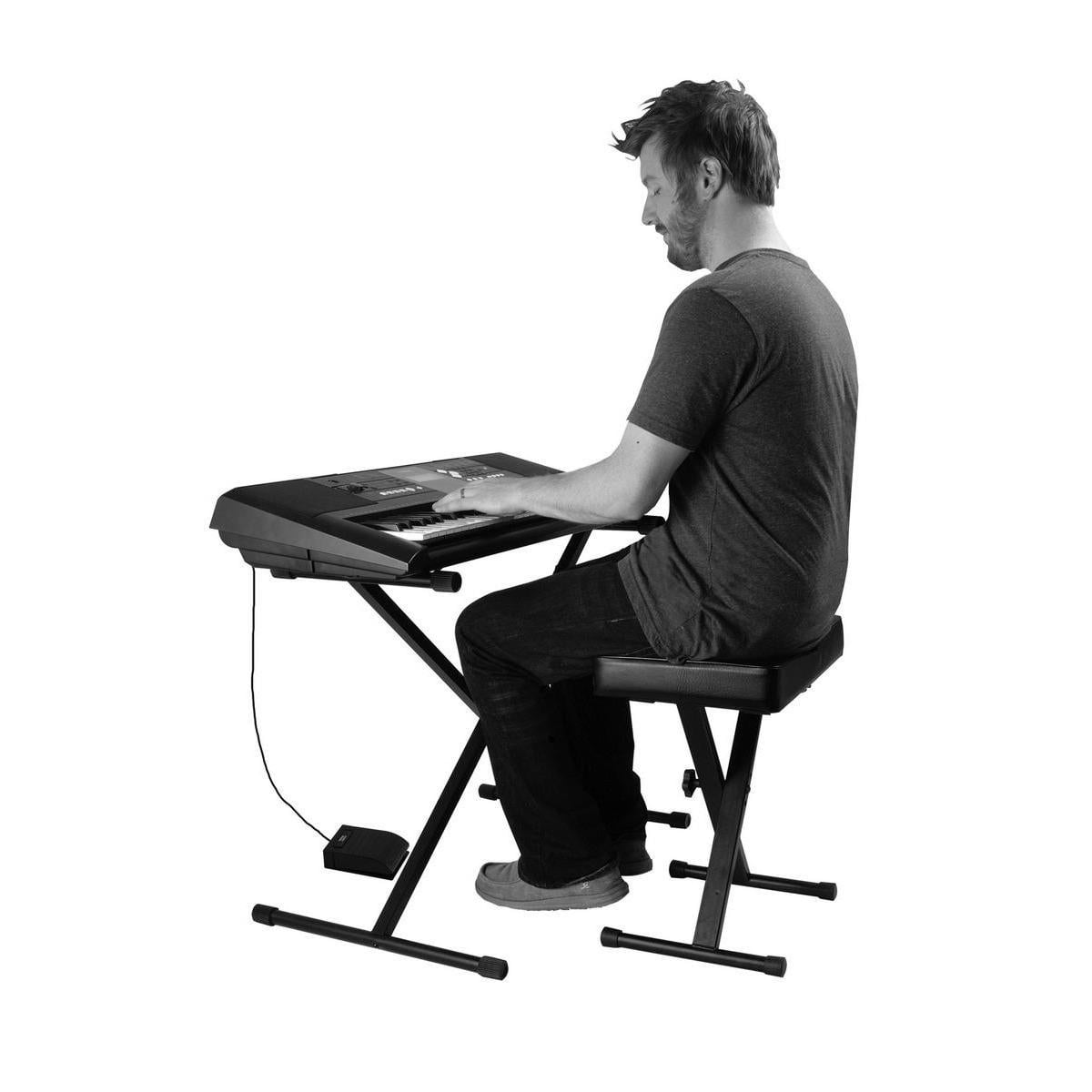On-Stage KPK6520 Keyboard Stand/Bench Pak with Sustain Pedal