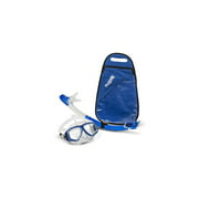 ProDive Dry Top Snorkel Set with Tempered Glass Diving Mask, Watertight and Anti-Fog Lens and Waterproof Gear Bag
