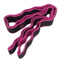 thumbnail image 3 of Bandas elásticas de fitness, cinturón de resistencia, accesorio de ejercicio para entrenamiento de yoga (rosa rojo), 3 of 9
