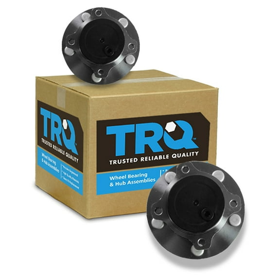 TRQ Wheel Bearing & Hub Assembly Rear Pair Set for 04-08 Mazda 3 NEW BHA53705