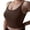Coffee, variant on Bralette Bra for Women Women's Transparent Shoulder Strap Bra Cordless Backless Design Comfortable Seamless Wireless Convertible Straps for Fit