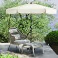 thumbnail image 7 of MASTERCANOPY 7.5ft Patio Market Umbrella with Valance, Tilt and Crank, Light Beige, 7 of 7