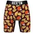 thumbnail image 2 of Men's Rock Em Socks  Orange Cleveland Browns Pierogis Boxer Briefs, 2 of 4