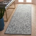 thumbnail image 2 of SAFAVIEH Micro-Loop Austen Medallion Runner Rug, Grey/Ivory, 2'3" x 8', 2 of 8