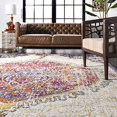 thumbnail image 3 of nuLOOM Maranda Vintage Medallion Runner Rug, 2' x 6', Multi, 3 of 4