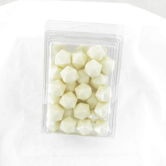 Ivory Blank Opaque Dice D20 Aprox 16mm (5/8in) Pack of 50 Wondertrail