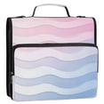 thumbnail image 5 of FORMRS Zipper Binder with Shoulder Strap 2-inch Ring 500 Sheet Capacity File Bag, Light Blue Gradient, 5 of 5