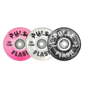 Atom Outdoor Roller Skate Wheels - Pulse Flash (Clear Glitter, 4pk)