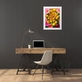thumbnail image 3 of Grayscale 12x14 White Modern Wood Framed Museum Art Print Titled - Kaleidoscope I, 3 of 4