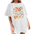 thumbnail image 4 of White Blouse for Women Dressy Funeral Basic Fitted Tees Set Women Short Sleeve Tops Cotton My Orders Past Orders, 4 of 5