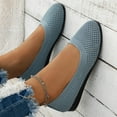 thumbnail image 7 of VNKIDY Comfortable Women Shoes Ballerina On Shoes Non- Knitted Trainers Comfortable Breathable Summer Sporty Flat Shoes Comfort Solid Color Autumn Shoes, 7 of 7