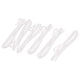 thumbnail image 1 of 6 piezas de clips de cinta para cortinas con pinza de profundidad ajustable, color blanco, 1 of 3