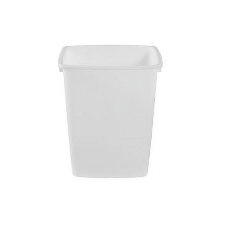  Rubbermaid Small Trash, 9-Gallons, Beige, Plastic Garbage Can/ Wastebasket for Kitchen/Bathroom fits Under-Sink/Desk/Countertop/Cabinet,  21-quart, Bisque : Home & Kitchen