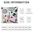 thumbnail image 5 of BANET Bed or Sofa Pillows Case, Makeup Perfumes Series Pillow Cases Modern Design Patterns for Couch/Bed/Sofa 20x20in, 5 of 5