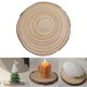 thumbnail image 3 of Soporte de bandeja de vela de plato de vela de madera decorativo para cumpleaños de mesa de centro de boda 9 cm a 12 cm perfecl Bandeja portavelas, 3 of 8