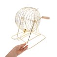 thumbnail image 5 of Bingo Game Balls Cage Tabletop Bingo Game Balls Holder Funny Bingo Game Wire Cage Practical Game Ball Holder Small Cage for Bingo Ball Portable Bingo Balls Cage, 5 of 5