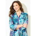 thumbnail image 6 of Catherines Women's Plus Size Print Buttonfront Shirt, 6 of 6