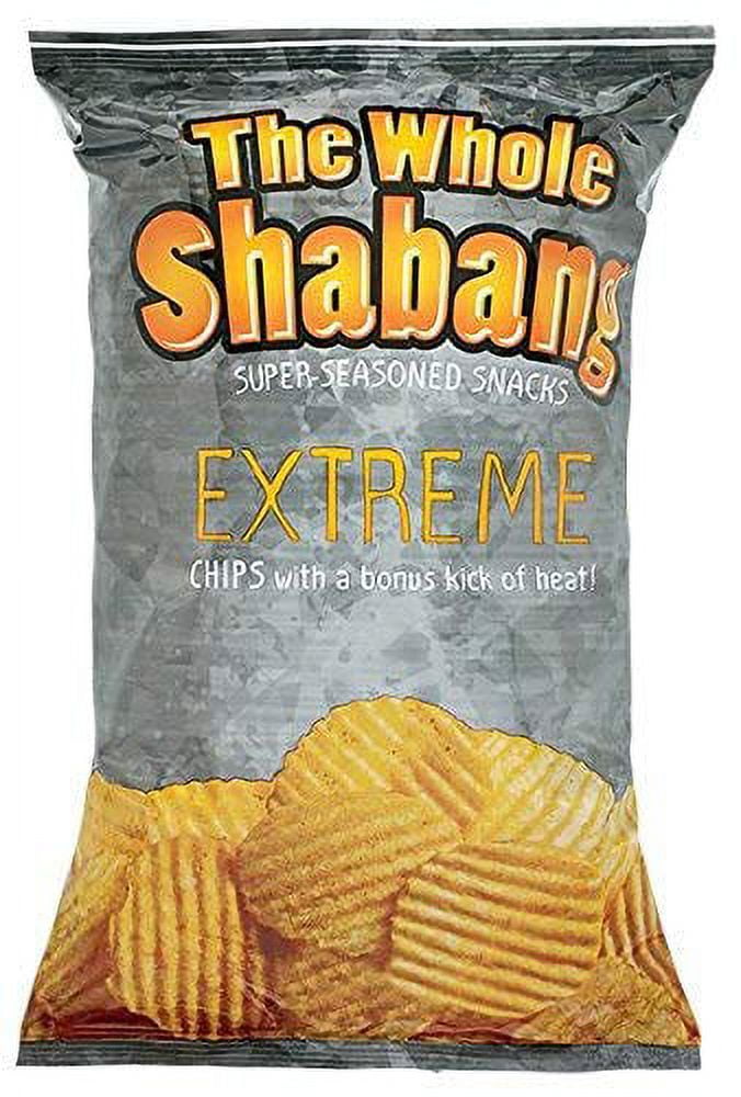 The Whole Shabang Potato Chips - 6 oz. Bags (Variety Pack of 6) (3 Original, 3 Extreme)