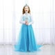 thumbnail image 5 of Disfraz de Princesa para Niñas, Vestido de Princesa con Peluca, Corona, Cetro, Guantes y Accesorios para Fiesta de Cumpleaños, Cosplay de Halloween, Carnaval de Navidad (Talla: 110cm), 5 of 7