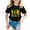 Black, variant on Child T Shirts Boys and Girls Summer 100 Days of School Short Sleeve T Shirt Toddler Happy 100Th Day Tops Boys Tee Yellow 6 Years-7 Years