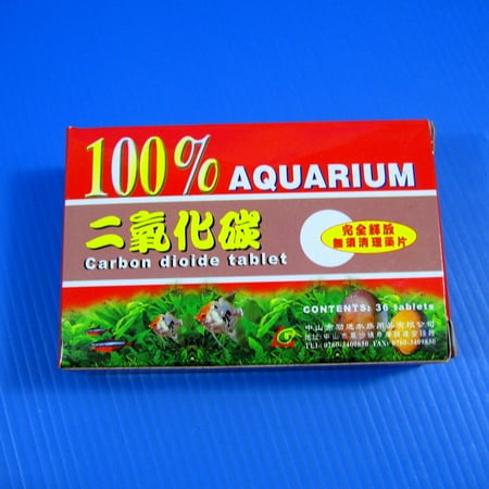 Dioxide Water - CO2 Tablet Carbon dioxide 36 tabs for aquarium Planted Diffuser water plant tank