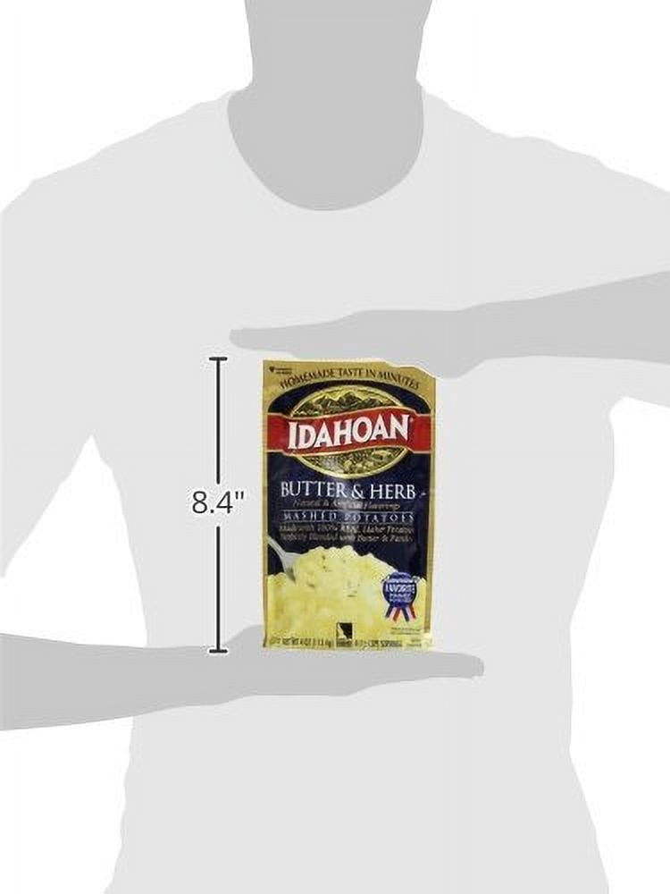 Idahoan Butter & Herb Mashed Potatoes 4 oz. (Pack of 5)