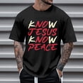 thumbnail image 2 of LUOGENLI T-shirts pour Homme pour Hommes T-Shirt Imprimé de Mode pour Homme T-shirts pour Homme T-Shirt Graphique T-shirts de Pâques pour Homme T-Shirt Graphique Saint-Valentin Noir TTTG, 2 of 5