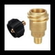 thumbnail image 2 of Adaptador de Propano QCC1 Ajuste de VáLvula Reguladora de Gas 5042 Macho QCC1 Tuerca Adaptador de Manguera de Ajuste de Gas Propano con Tuerca, 2 of 5
