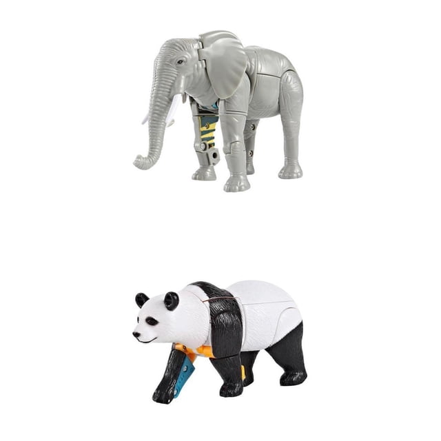 2 Figuras de Animales Transformadores, Decoración de Regalo de Cumpleaños con Transformación de Macarena Transformación de Transformador