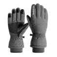 thumbnail image 2 of Guantes cálidos de invierno Baoblaze Pantalla táctil antideslizante Gris L Guantes de ciclismo cálidos, 2 of 8