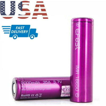 New For Efest IMR 18350 700mAh (10.5A) High Drain Flat Top Rechargeable Battery (Best Imr 18350 Battery)