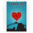 thumbnail image 3 of I Love You Flint, Michigan (24x36 Giclee Gallery Art Print, Vivid Textured Wall Decor), 3 of 3