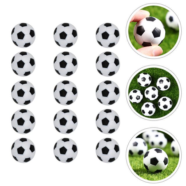 NIAIZEK 15Pcs Foosball Replacement Balls in Assorted Colors for Table Soccer Game Supplies
