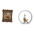 thumbnail image 1 of Marco de fotos,Marco de fotos retro Marco de fotos de mesa vintage,Marco de fotos adornado para colgar en la pared,decoración del hogar,Estatua de niña,Estatuas de mujeres y niñas,figuritas, 1 of 8
