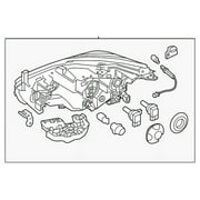 Genuine OE Nissan Composite Headlamp - 26060-5AA9C