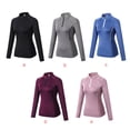 thumbnail image 4 of Sonducket Ropa interior térmica de poliéster para mujer, abrigo portátil de manga larga de secado rápido, ropa atlética de Yoga, abrigo es Prendas para la parte del cuerpo Negro SG, 4 of 6