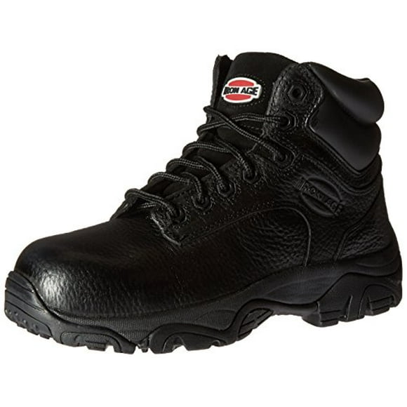 Iron Age Women's IA507 Trencher Fire and Safety Shoe, Black, 9 W US