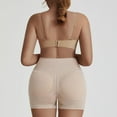 thumbnail image 2 of Defitshape Women's Hip Pads High Waisted Butt Lifter Padded Shapewear Shorts Shaper Short Tight Butt Lifting Underwear Nude Large, 2 of 4