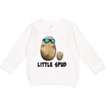 thumbnail image 2 of Inktastic Little Spud Potato Father and Child Toddler Sweatshirt, 2 of 4
