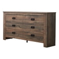 thumbnail image 6 of Frederick 5-piece Queen Panel Bedroom Set Weathered Oak, 6 of 8
