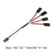 thumbnail image 3 of Cable Conductor De Extensión Rc Servo Cable de extensión servo de 150 mm 30 núcleos para avión RC (150 mm hembra a 4 macho) Likrtyny libre de BPA, 3 of 3