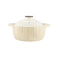 thumbnail image 1 of Home Cooking Pot Ceramic High Temperature Resistant Soup Casserole 1.8L/2.5L Porridge Stew Pot with Lid, 1 of 4