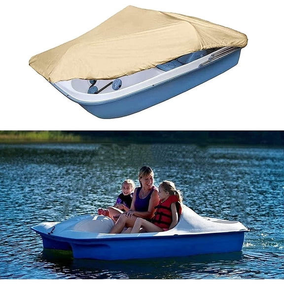 Pedal Boat Cover Heavy Duty 3 or 5 Person Paddle Boat Protector Replacement for Pedal Boat Pelican Boat Boat 115 L x 80 W
