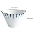 thumbnail image 4 of STRANDCHIC Ceramic Salad Bowl Japanese Style Holds Soup Rice Noodles for General Users 1Pack, 4 of 6