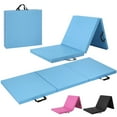 thumbnail image 2 of CAP All Purpose Folding Anti Tear Exercise Training Aerobic Fitness Gym & Balance Mat. 72"L x 24"W x 2" Thick, Blue, 2 of 6
