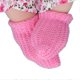 thumbnail image 3 of 11in Length Newborn Girl Dolls Realistic Hand Painted Eye Pink Mouth Lifelike Baby Girl Doll, 3 of 4
