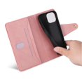 Case for IPhone 13 Zipper Wallet Cover With Hand Strap Leather