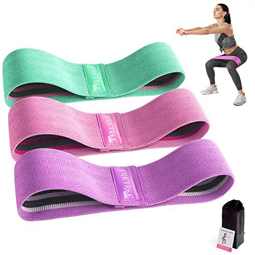 Non Slip Booty Bands Elastic Women Exercise Bands Home Workout for Legs and Butt