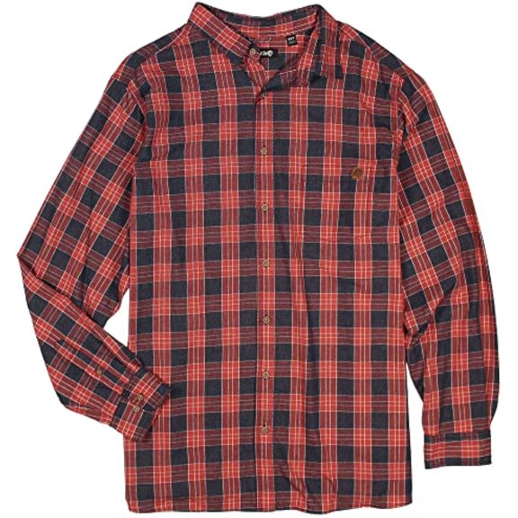 solaris Outdoors Men's Big & Tall Long Sleeve Shirt (Nightshadow 958 Blue, 3X-Large Tall, 3XT)