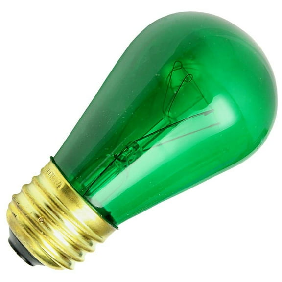 Halco 09054 - S14GRN11T Standard Screw Base Colored Scoreboard Sign Light Bulb